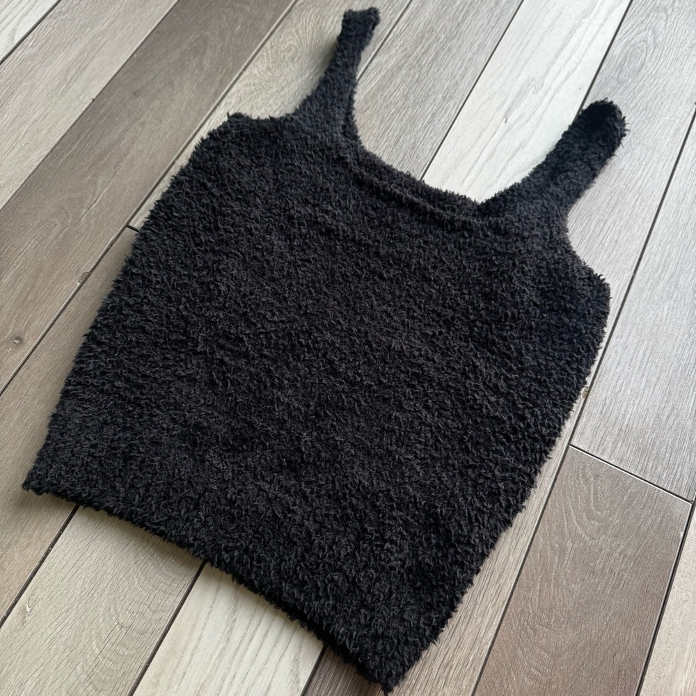 Skims Black Cozy Tank Top | Size: Large/Xtra Large - Picture 2 of 4